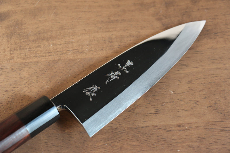 Yu Kurosaki Acier Blanc No.2 Finition en miroir Deba  150mm Shitan Manipuler - japanny-FR