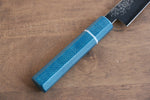 Seisuke VG5 Nashiji Teinture noire Petite-utilité  150mm Toile Micarta Bleue Manipuler - japanny-FR