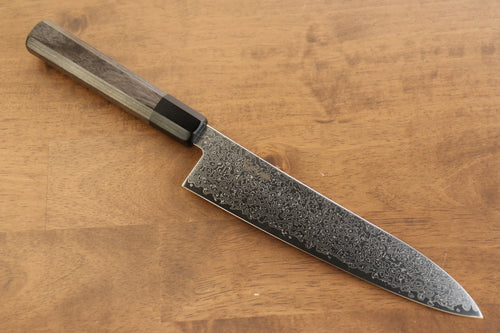 Kanjyo VG10 Damas Gyuto  210mm Bois de pakka Gris Manipuler - japanny-FR