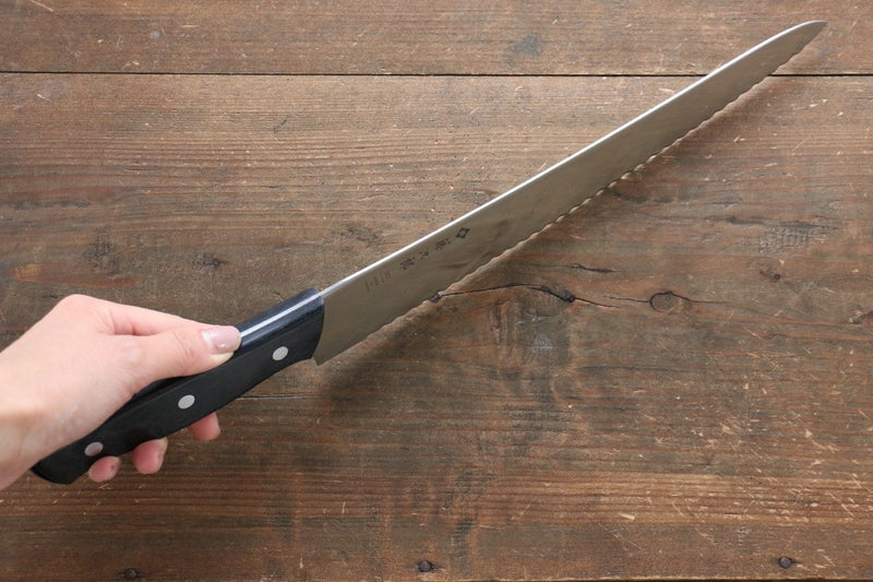 Tojiro(Fujitora) Molybdène et vanadium couteau à pain  270mm F687 - japanny-FR