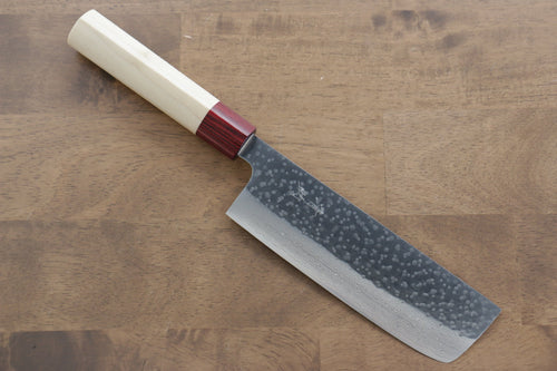 Seisuke VG10 16 couche Damaacus martelé Nakiri  165mm Magnolia Manipuler - japanny-FR