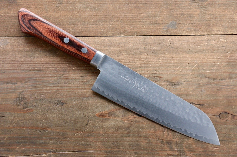 Kunihira VG1 Hammered Japanese Gyuto,Santoku & Usuba Chef Knife Set - japanny-FR