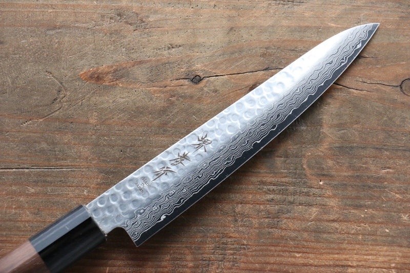 Sakai Takayuki 33-Layer VG10 Damascus Hammered Japanese Chef's Knife SET  (Gyuto-Slicer-Santoku-Vegetable-Petty120-Petty80-Kengata Gyuto-Kengata  Santoku-Kiritsuke Yanagiba)