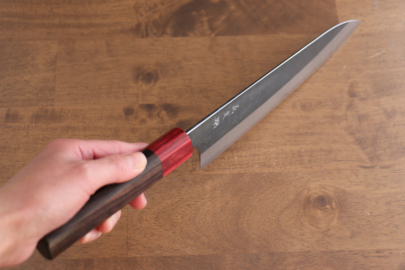 Yoshimi Kato Super Bleu Kurouchi Gyuto  210mm Shitan Manipuler - japanny-FR