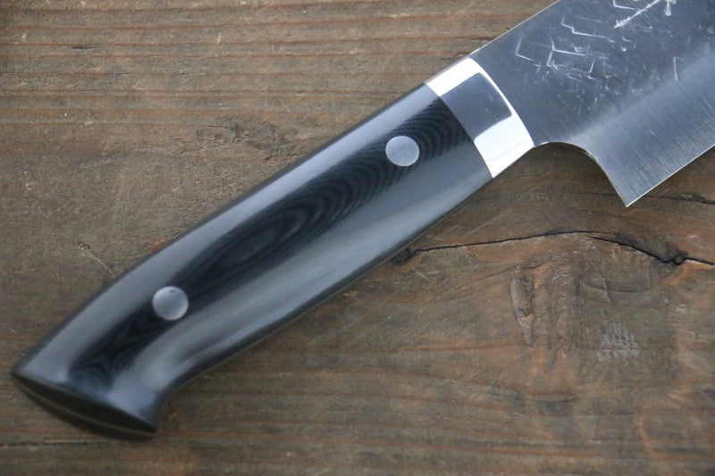 Takeshi Saji SRS13 Martelé Gyuto  210mm Micarta noir Manipuler - japanny-FR