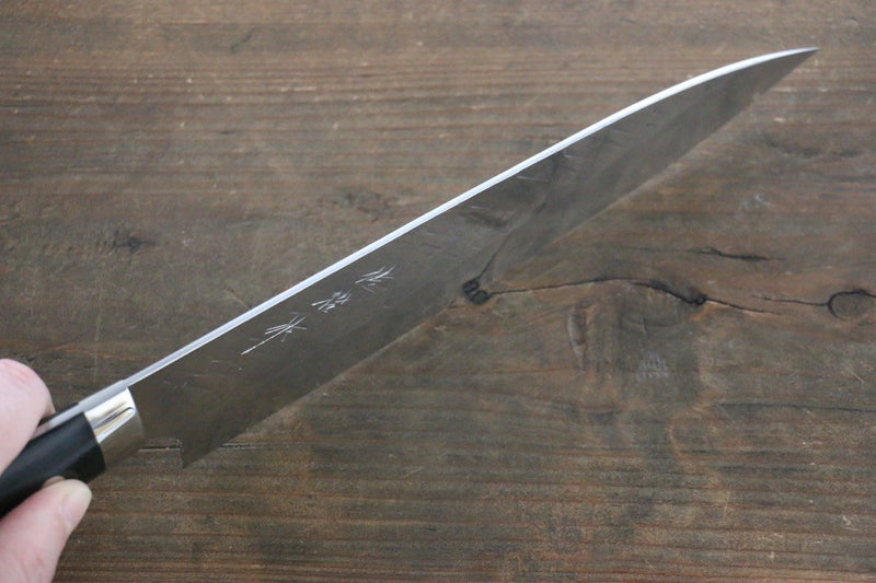 Takeshi Saji SRS13 Martelé Gyuto  210mm Micarta noir Manipuler - japanny-FR