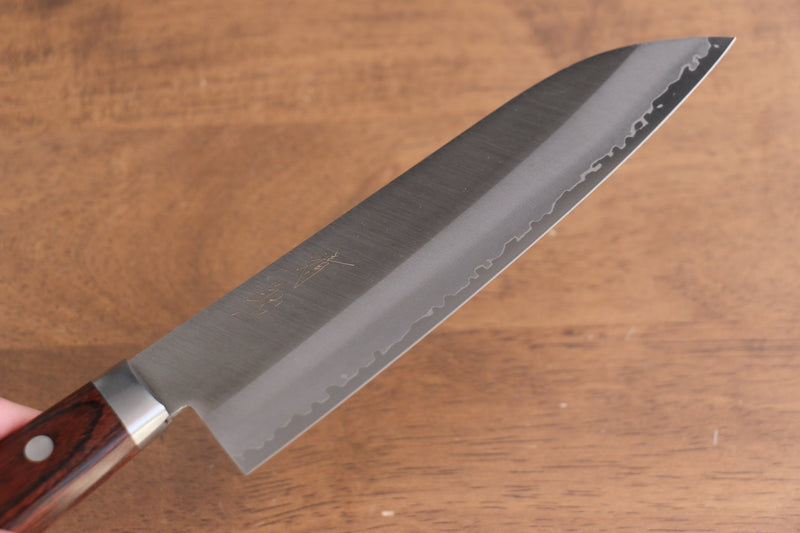 Seisuke VG1 Kasumitogi Santoku  165mm Acajou Manipuler - japanny-FR