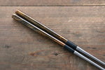 Moribashi Cooking Chopstick BlackGoldSplash 180mm - japanny-FR