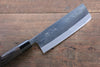 Seisuke Acier Blanc Kurouchi Nakiri 165mm Manipuler Marrons brûlés - japanny-FR