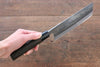 Seisuke Acier Blanc Kurouchi Nakiri 165mm Manipuler Marrons brûlés - japanny-FR