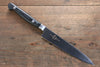 Sakai Takayuki Grand Chef Gran chef Acier suédois Petite-utilité 150mm Micarta noir Manipuler - japanny-FR