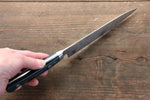 Sakai Takayuki Grand Chef Gran chef Acier suédois Petite-utilité 150mm Micarta noir Manipuler - japanny-FR