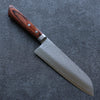 Seisuke VG1 Martelé Santoku  165mm Acajou Manipuler - japanny-FR