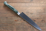 Sakai Takayuki Grand Chef Gran chef Acier suédois Petite-utilité 150mm Micarta vert Manipuler - japanny-FR