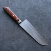 Seisuke VG1 Martelé Santoku  165mm Acajou Manipuler - japanny-FR