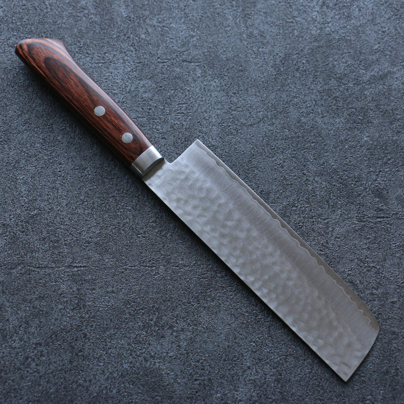 Seisuke VG1 Martelé Nakiri  165mm Acajou Manipuler - japanny-FR