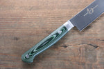 Sakai Takayuki Grand Chef Gran chef Acier suédois Sujihiki 240mm Micarta vert Manipuler - japanny-FR