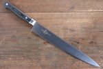 Sakai Takayuki Grand Chef Gran chef Acier suédois Sujihiki 240mm Micarta noir Manipuler - japanny-FR