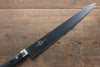 Sakai Takayuki Grand Chef Gran chef Acier suédois Sujihiki 240mm Micarta noir Manipuler - japanny-FR