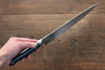 Sakai Takayuki Grand Chef Gran chef Acier suédois Sujihiki 240mm Micarta noir Manipuler - japanny-FR