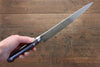 Sakai Takayuki Grand Chef Gran chef Acier suédois Sujihiki 240mm Micarta brun Manipuler - japanny-FR