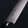 Seisuke VG10 Damas Sujihiki  240mm Bois de pakka noir Manipuler - japanny-FR