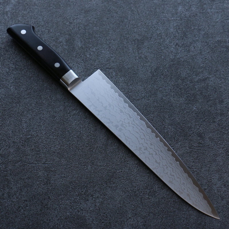 Seisuke VG10 Damas Gyuto  240mm Bois de pakka noir Manipuler - japanny-FR