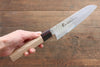 Sakai Takayuki VG10 33 Couche de Damas Santoku  170mm Keyaki (orme japonais) Manipuler - japanny-FR