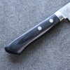 Seisuke VG10 Damas Santoku  165mm Bois de pakka noir Manipuler - japanny-FR