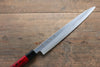 Sakai Takayuki Yanagiba Knife World Sushi Skills Institute Special Edition Red - japanny-FR