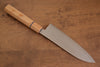 Seisuke VG10 Damas Santoku  180mm bois blanc Manipuler - japanny-FR