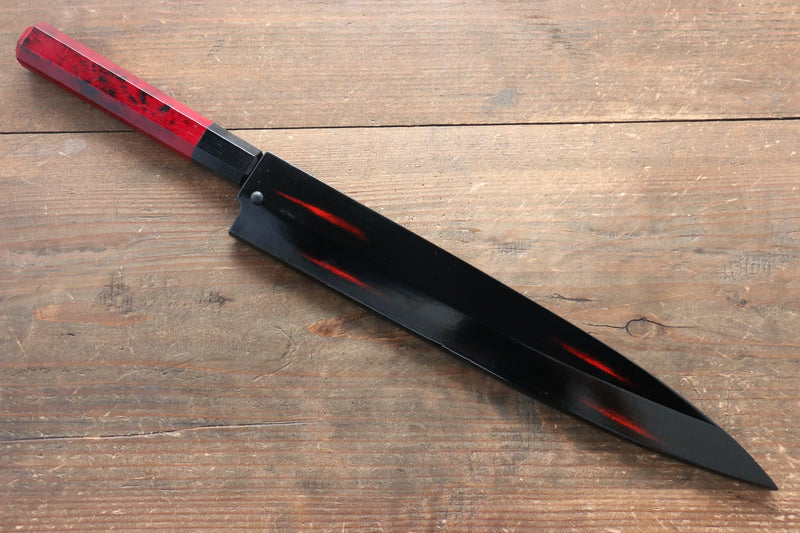 Sakai Takayuki Yanagiba Knife World Sushi Skills Institute Special Edition Red - japanny-FR