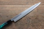 Sakai Takayuki Yanagiba Knife World Sushi Skills Institute Special Edition Green - japanny-FR