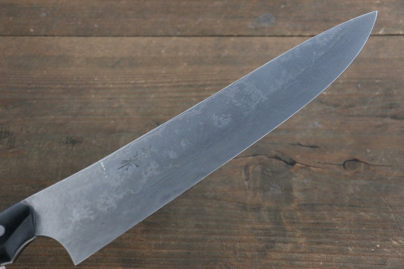 Takeshi Saji Coreless Damas Gyuto  240mm Micarta noir Manipuler - japanny-FR