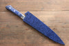 Seisuke Seiten Molybdene Gyuto  210mm Bois de pakka bleu Manipuler avec Gaine - japanny-FR