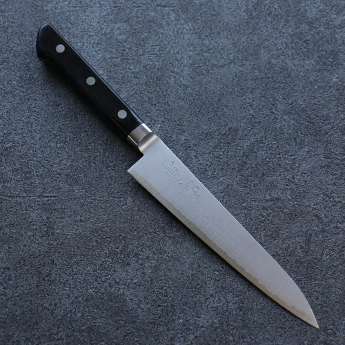 Seisuke VG10 Damas Petite-utilité  150mm Bois de pakka noir Manipuler - japanny-FR