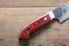 Takeshi Saji SRS13 Martelé Petite-utilité  135mm Micarta rouge Manipuler - japanny-FR