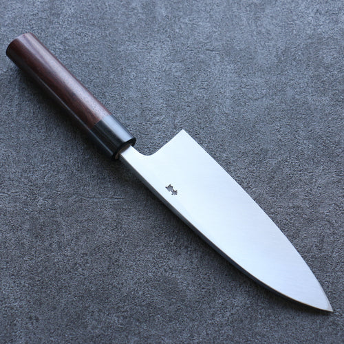 Seisuke Acier Bleu Kasumitogi Deba  180mm Bois de rose Manipuler - japanny-FR