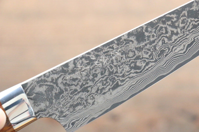 Takeshi Saji R2/SG2 Damas noir Petite-utilité  150mm Ironwood Manipuler - japanny-FR