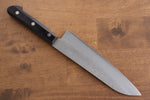 Seisuke Budou Acier argenté NO.3 Nashiji Santoku  180mm Bois de Pakka Purple Manipuler - japanny-FR