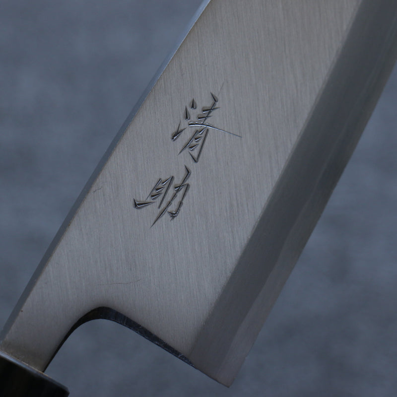 Seisuke Acier Bleu Kasumitogi Deba  150mm Bois de rose Manipuler - japanny-FR