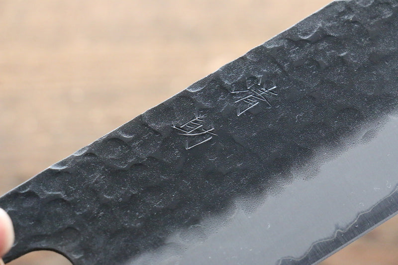 Seisuke Kokubyaku Super Bleu Martelé Nakiri  165mm Morado Manipuler - japanny-FR