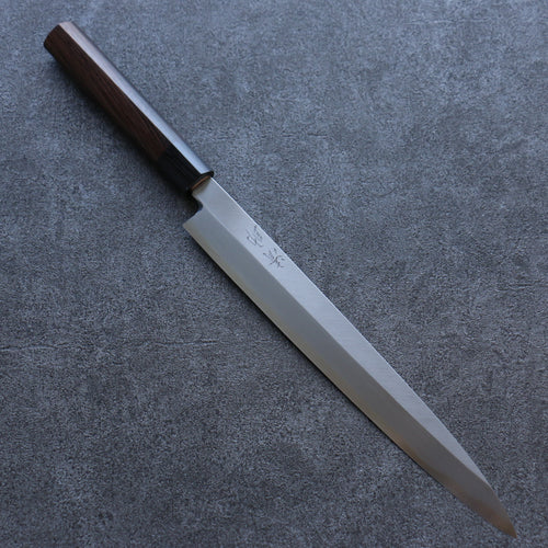 Seisuke Acier Bleu Kasumitogi Yanagiba  270mm Bois de rose Manipuler - japanny-FR