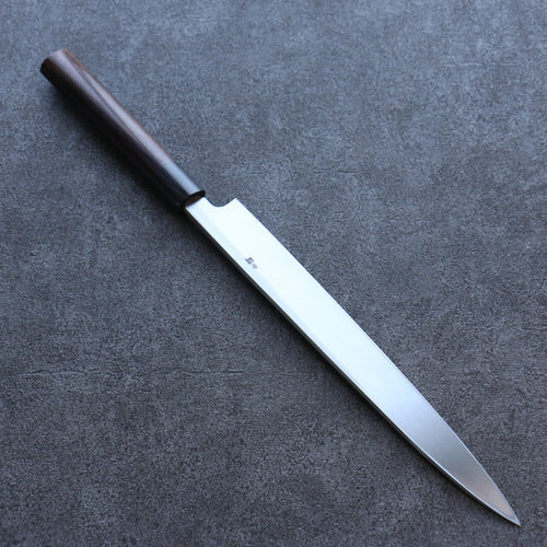 Seisuke Acier Bleu Kasumitogi Yanagiba  270mm Bois de rose Manipuler - japanny-FR