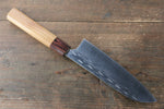 Yu Kurosaki Juhyo R2/SG2 Martelé Santoku  165mm Keyaki (orme japonais) Manipuler - japanny-FR