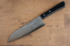 Nao Yamamoto VG10 Damas Santoku  170mm Bois de pakka noir Manipuler - japanny-FR