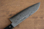 Nao Yamamoto VG10 Damas Santoku  170mm Bois de pakka noir Manipuler - japanny-FR