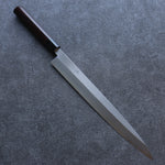 Seisuke Acier Blanc Kasumitogi Yanagiba  300mm Bois de rose Manipuler - japanny-FR