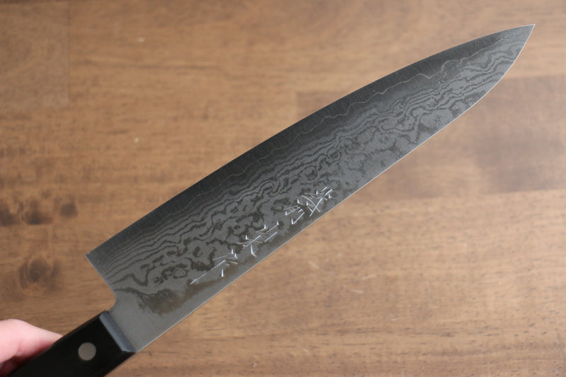 Nao Yamamoto VG10 Damas Gyuto  210mm Bois de pakka noir Manipuler - japanny-FR