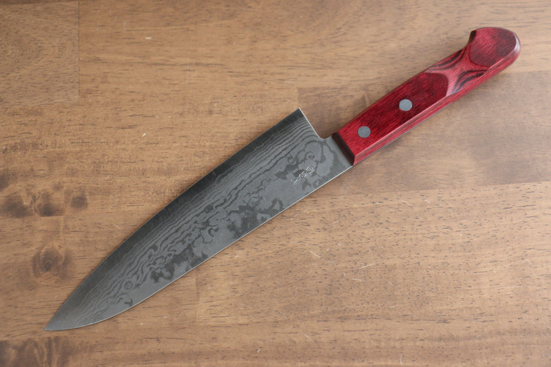 Nao Yamamoto VG10 Damas Gyuto  180mm Bois de pakka rouge Manipuler - japanny-FR